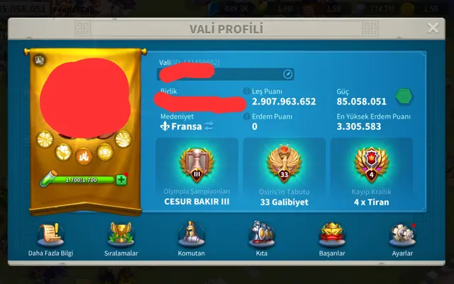 vip 17 ye 400 k piyade garnizon sağlam hesap